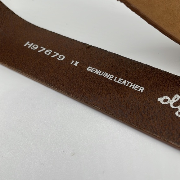 Olga Santini Leather Embellished Belt 1X - Picture 6 of 6